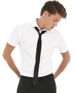 Men's Poplin Stretch Shirt shortsleeve