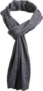 Light knitted scarf in urban style