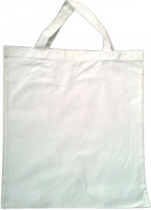 Short Handled Cotton Bag